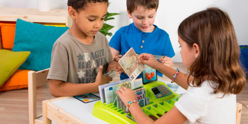 Budovanie finančnej gramotnosti u detí - hra Euro pokladňa