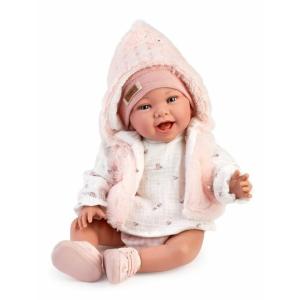 Olivie – záťažová realistická bábika bábätko s mäkkým látkovým telom – 42 cm