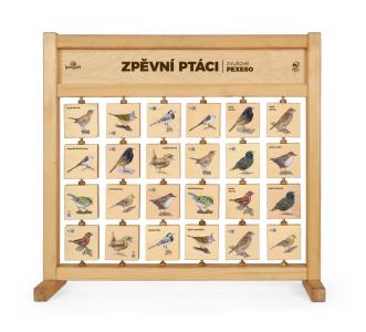 Pexeso zvukové stolné – Spevavé vtáky QR