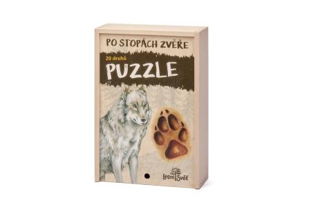 Puzzle - spoznávame stopy zvierat
