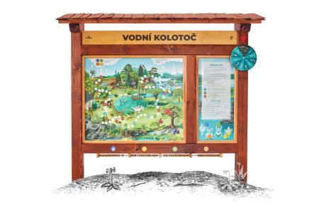 Tabuľa – Hra vodný kolotoč QR