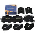 Železničný prechod s doplnkami - 8 silikónových puzzle dielov