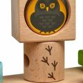 Montessori drevená skladačka s predlohami - Deň a noc