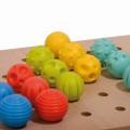 Montessori hračkársky set - Mozaika a vyšívanie so silikónovými kolíčkami