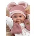 NEW BORN DIEVČATKO – realistická bábika bábätko s celovinylovým telom – 40 cm