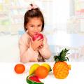 Potraviny do detskej kuchynky - ovocie v košíku 
