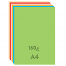 Farebné papiere A4 160 g - 50 ks